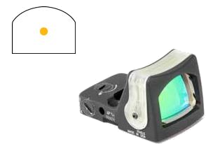 Trijicon RMR Dual Illuminated 9 MOA Dual Illum 9.0 MOA Amber Sight