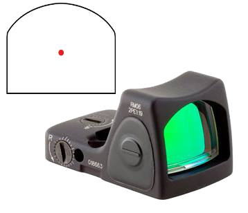 Trijicon RMR Type 2 Adjustable LED 3.25 MOA Red Dot Sight