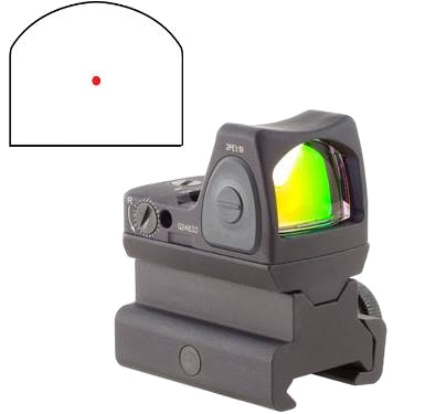 Trijicon RMR Type 2 Adjustable LED 3.25 MOA Red Dot Sight – RM34 Mount
