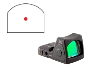 Trijicon RMR Type 2 Adjustable LED 6.5 MOA Red Dot Sight