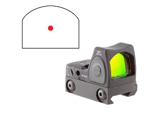Trijicon RMR TYPE2 AS LED 6.5 MOA RM33, ADJ RED DOT