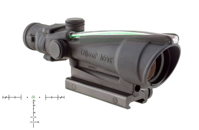 Trijicon Acog 3.5x35 Riflescope – Dual Illum. Green Horseshoe