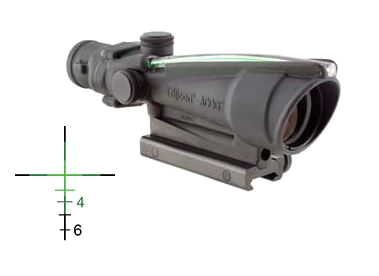 Trijicon Acog 3.5x35 Riflescope – Green Crosshair, Black