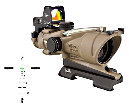 Trijicon ACOG with RMR Sight 4x32 Riflescope – Green Crosshair 5.56MM