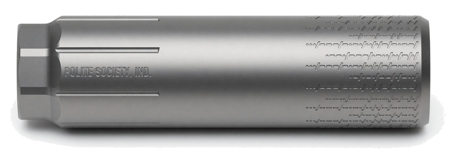 Polite Society Verdict 7.62 Suppressor – Raw, Shot-Peened