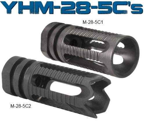 Yankee Hill Machine Flash Hider Phant 5.56 Smooth 1/2X28 Tpi