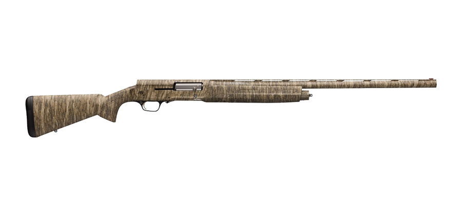 Browning A5 Camo 12 Gauge Shotgun – 26" Barrel, Mossy Oak Bottomland