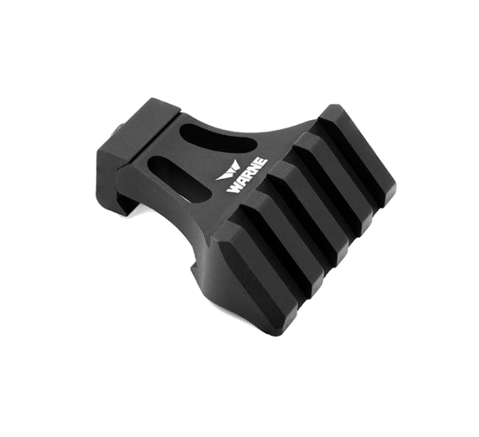 Warne 45-Degree Picatinny Side Mount – Black