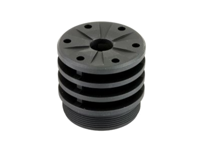 SilencerCo Bravo Anchor Brake 458CAL Black Compatible with Hybrid 46