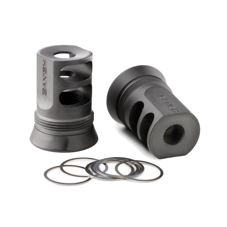 Banish Gold 30 Muzzle Brake 1/2x28