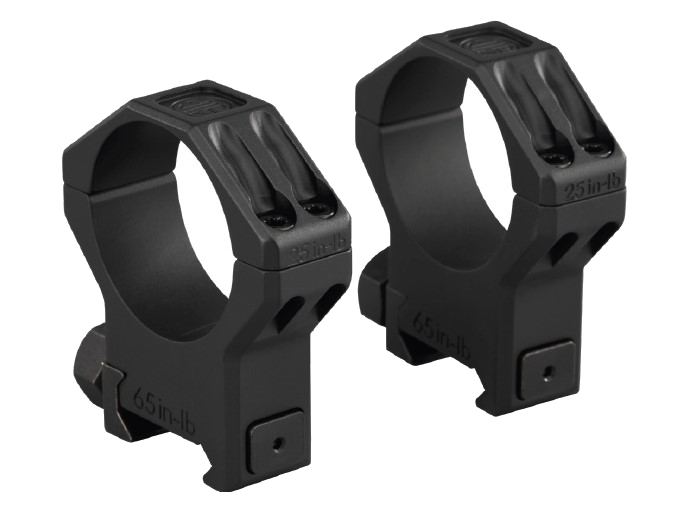 SIG Sauer Alpha6 Ring Set Scope Rings – 34mm, Matte Black