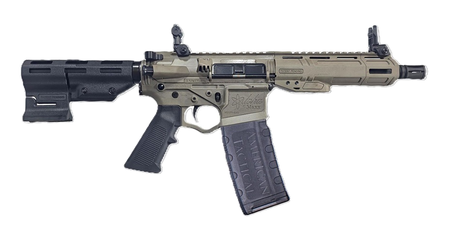 ATI Alpha Maxx 5.56 NATO Pistol – 7.5" 30-Round Braced FDE
