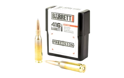 Barrett Range 416 Barrett 500 Grain Ammunition – 10 Rounds