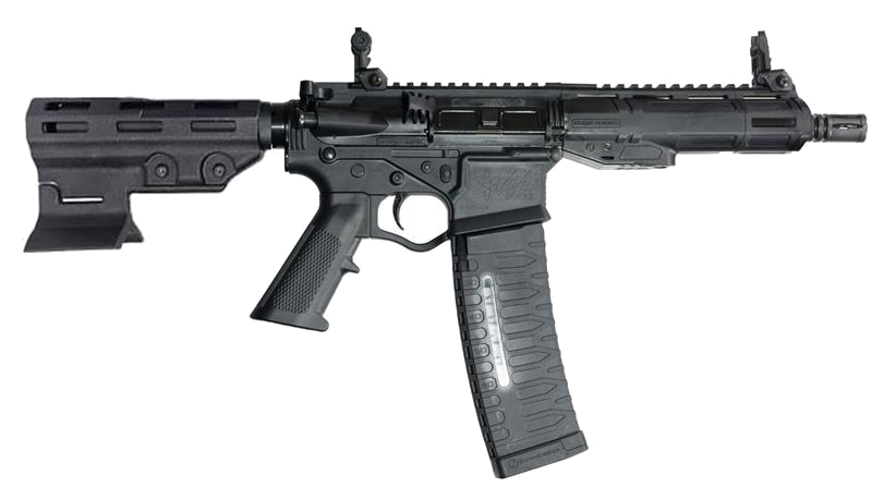 ATI Alpha Maxx 5.56 NATO Pistol – 7.5" 60-Round Braced Matte Black