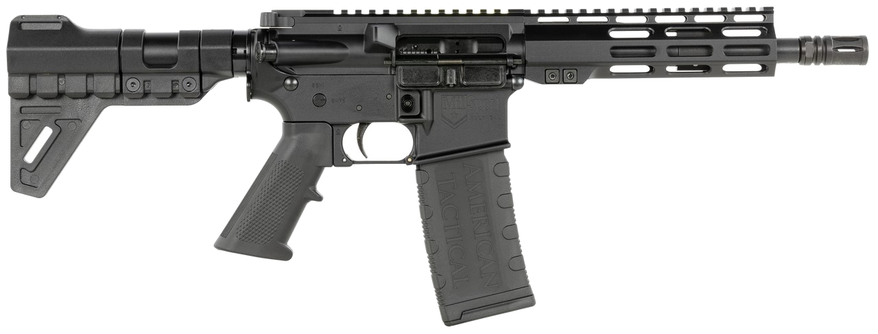 American Tactical Inc MilSport 5.56 NATO Pistol – Pistol Brace, Black