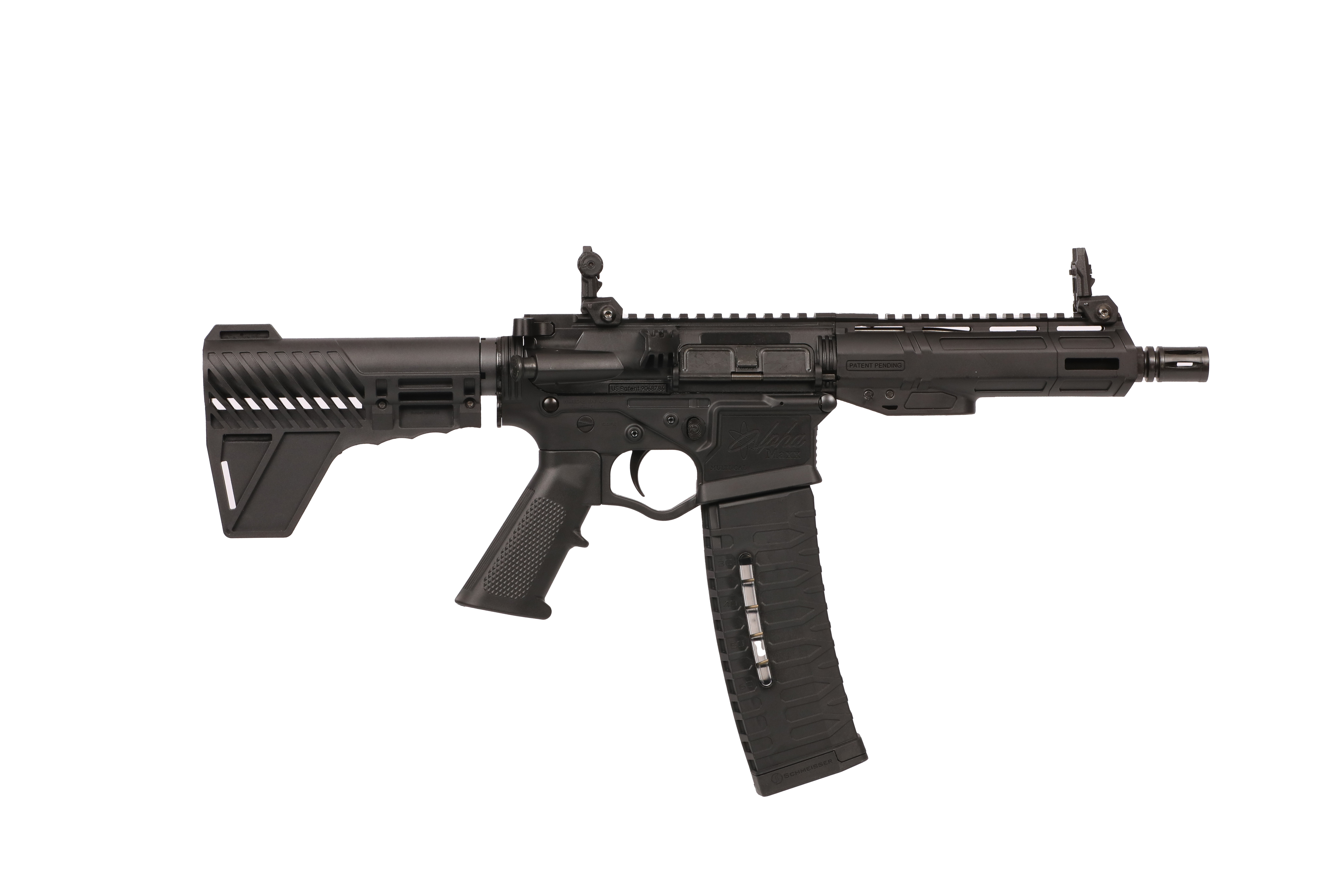 ATI Alpha Maxx 5.56 NATO Pistol – 7.5" 60-Round Standard Black