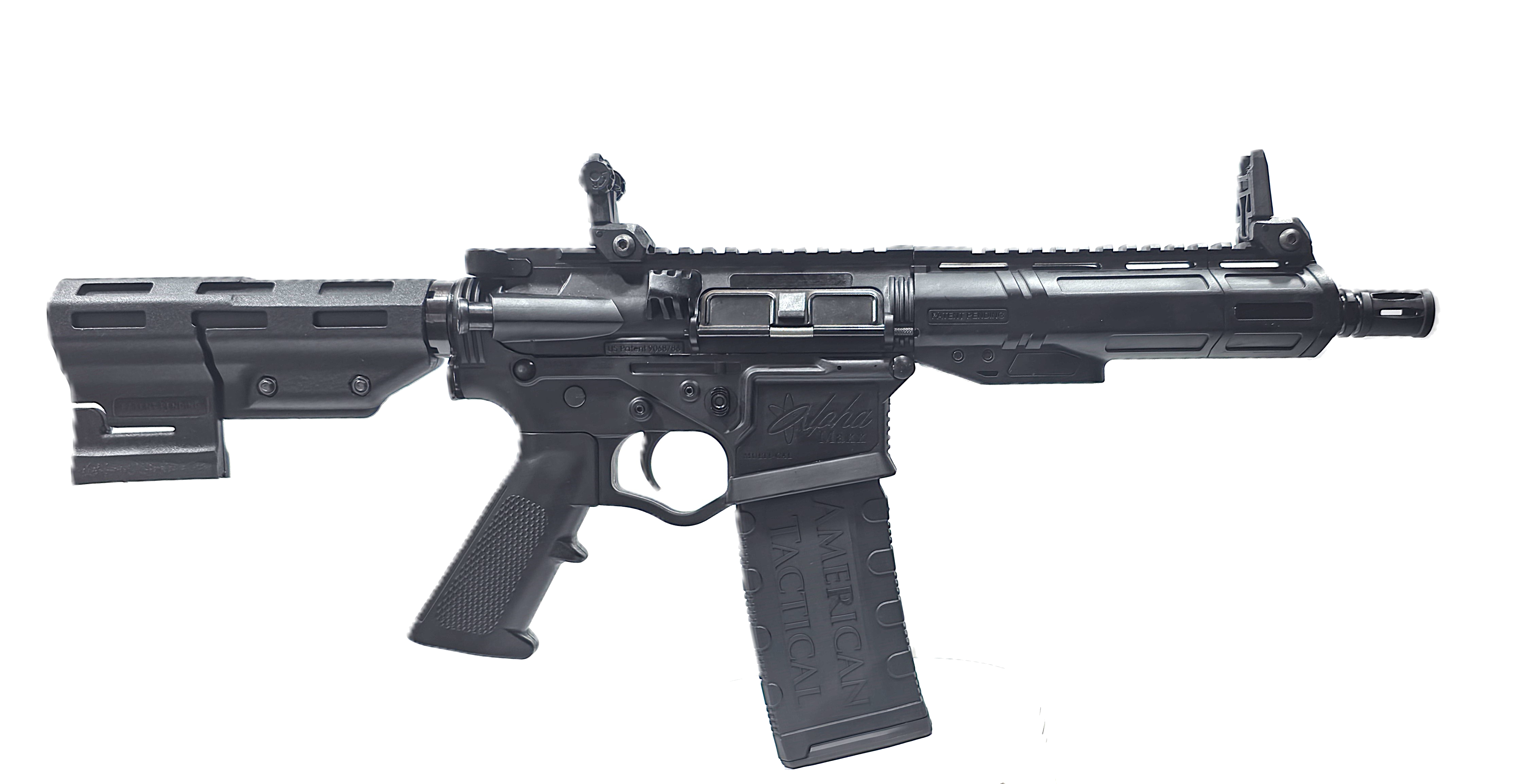 ATI Alpha Maxx 5.56 NATO Pistol – 7.5" 30-Round Braced Matte Black