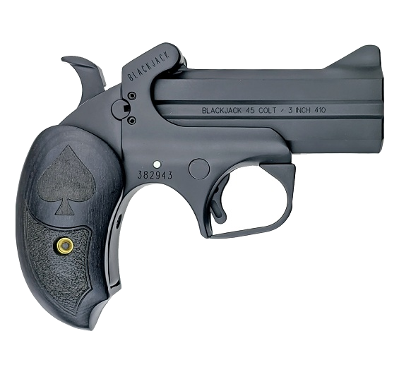 Bond Arms Black Jack Pistol – 410 Bore / .45 Colt, Black Cerakote