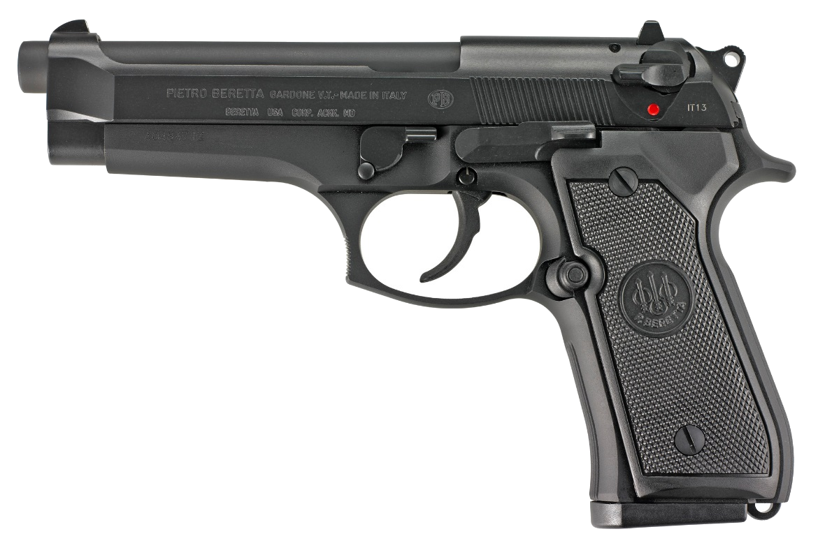 Beretta 92FS 9mm Pistol – Alloy Frame, Black Plastic