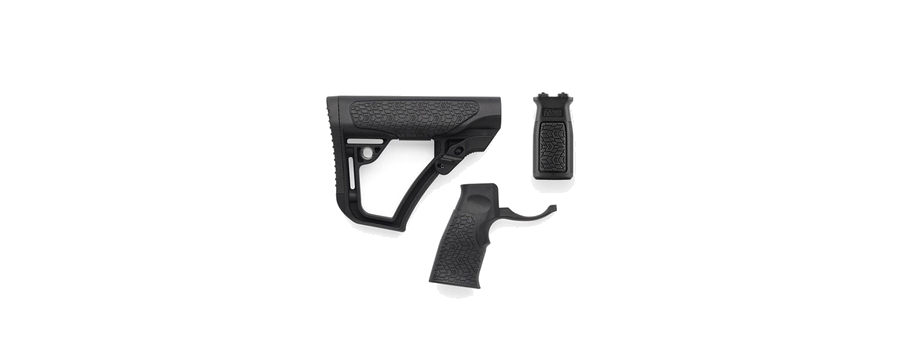 Daniel Defense AR-15 M-LOK Furniture Kit – Black
