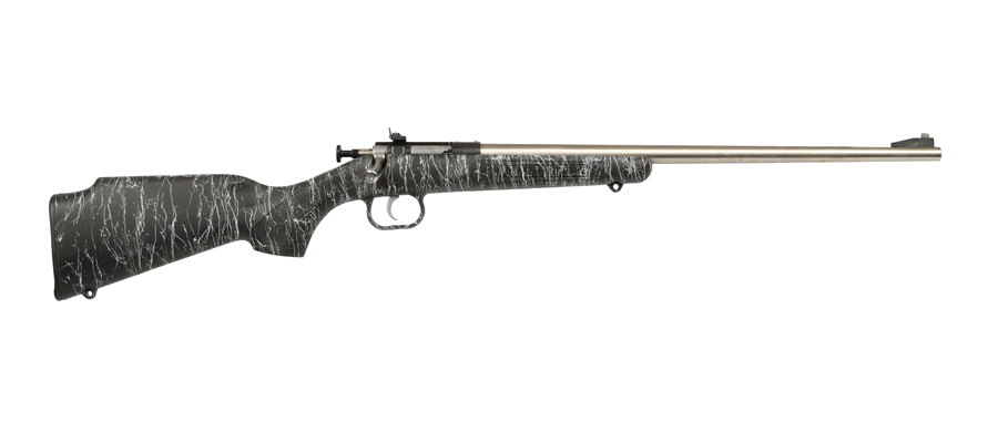 Keystone Sporting Arms Crickett .22 LR Rifle – Black with White Webbing/Stainless