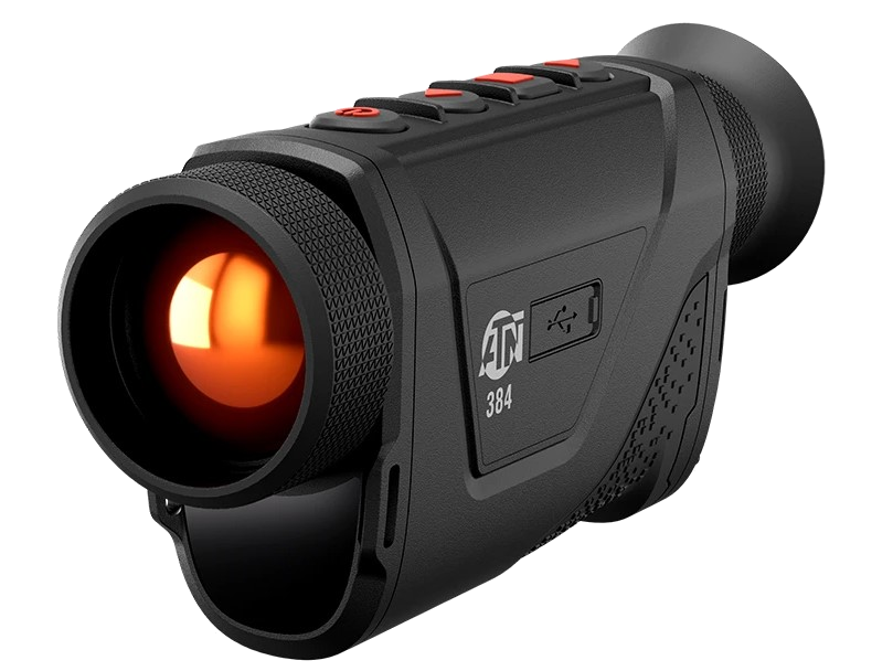ATN Blaze Hunter LRF Thermal Monocular – 4X - 32X, Black
