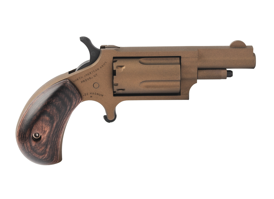 North American Arms Mini-Revolver .22 Magnum Revolver – 1 5/8" Barrel, Bronze