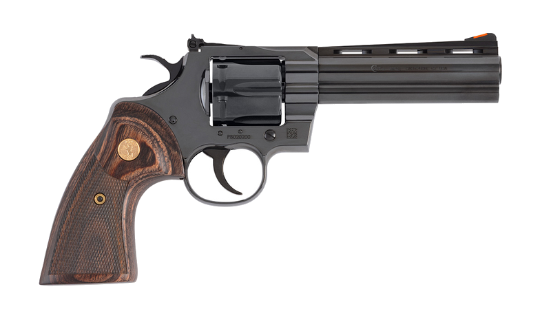 Colt Python .357 Magnum Revolver – 5" Barrel, Gold