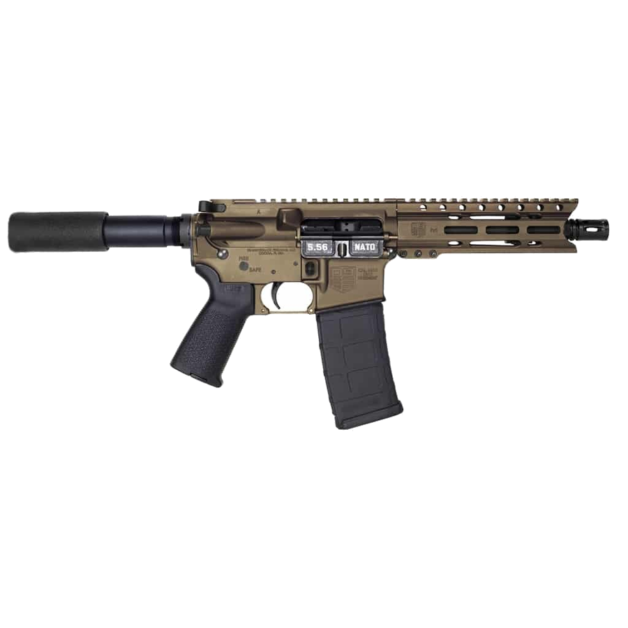 Diamondback Firearms DB15 5.56 NATO Pistol – 7" M-LOK Bronze