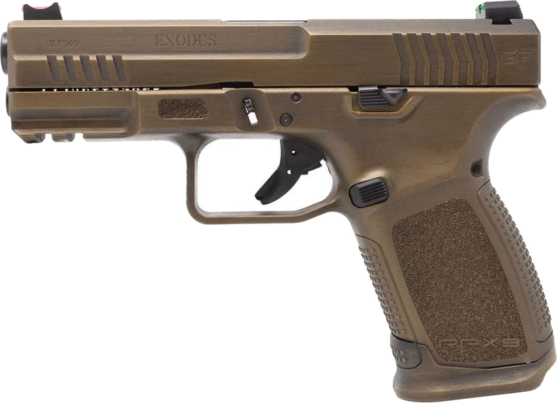 GForce Arms Exodus 9mm Pistol – Bronze