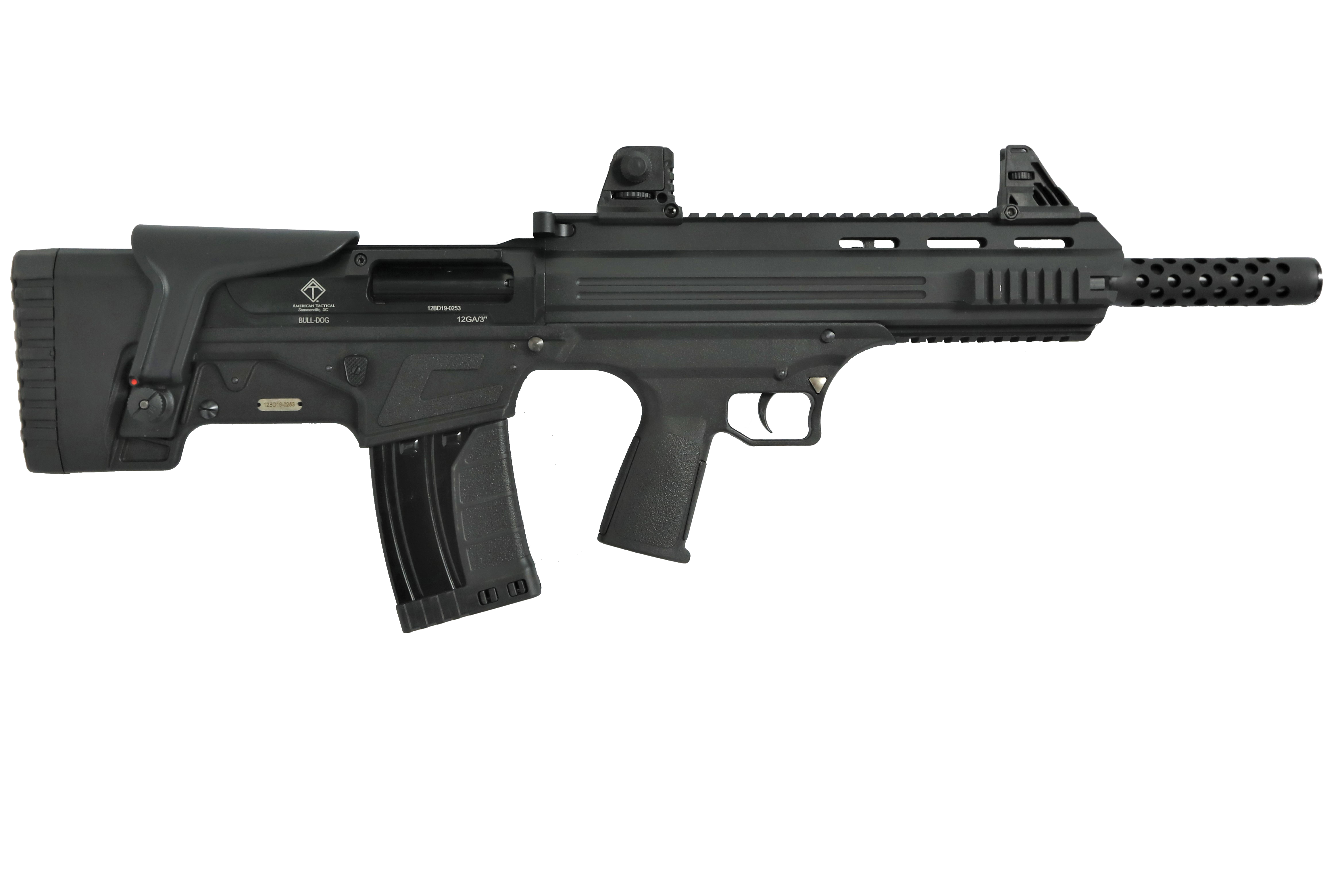 American Tactical Inc Bull-Dog 12 Gauge Shotgun – Black