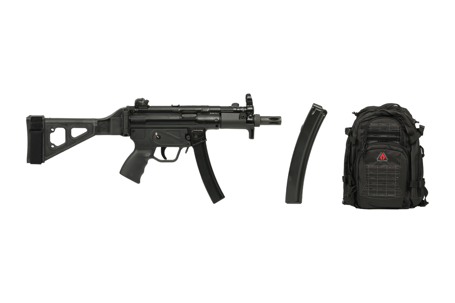 Century Arms Ap5 9mm Pistol – 5.75", 30+1, Matte Black, Polymer Frame, Rear Diopter, includes two 30-round magazines – MPN HG8365-N
