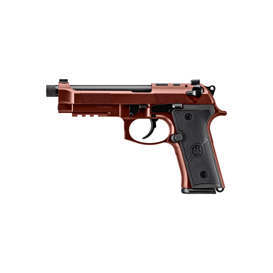 Beretta M9A4 Overlanding 9mm Pistol – Thin Straight Grips-FDE Aluminum Frame