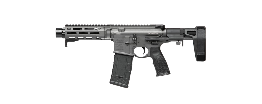 Daniel Defense DDM4 Pdw 300 AAC Blackout Pistol – 7", 30+1, Cobalt Cerakote, Maxim Defense CQB Pistol Brace