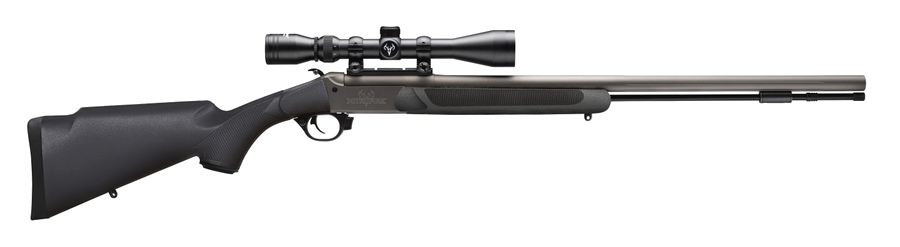 Traditions NitroFire 50 Caliber Muzzleloader – Stainless/Black Synthetic Scoped