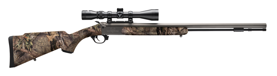 Traditions NitroFire 50 Caliber Muzzleloader – Stainless/Mossy Oak Country Scoped