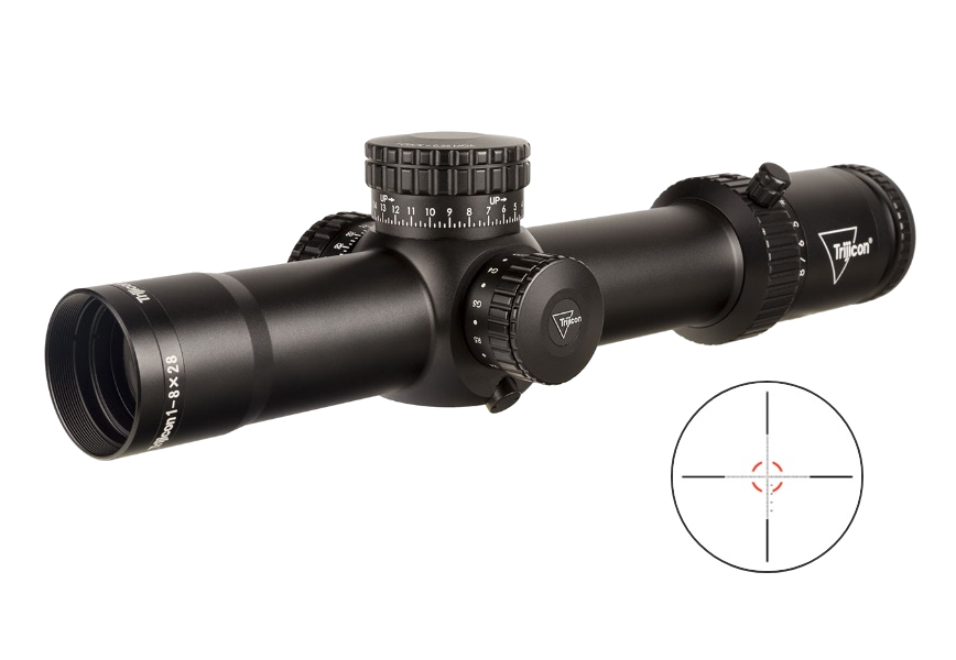 Trijicon Credo 1-8x28 Riflescope – MOA Green/Red Segmented Circle
