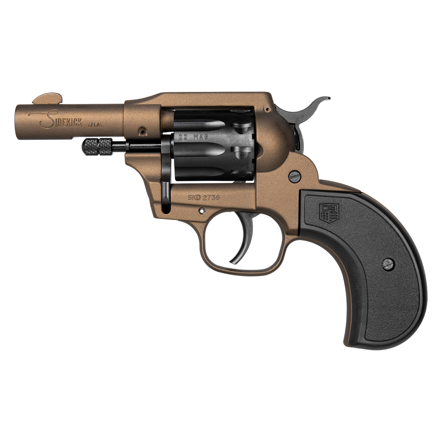 Diamondback Firearms Sidekick Revolver – .22 LR / .22 Magnum, Midnight Bronze Cerakote