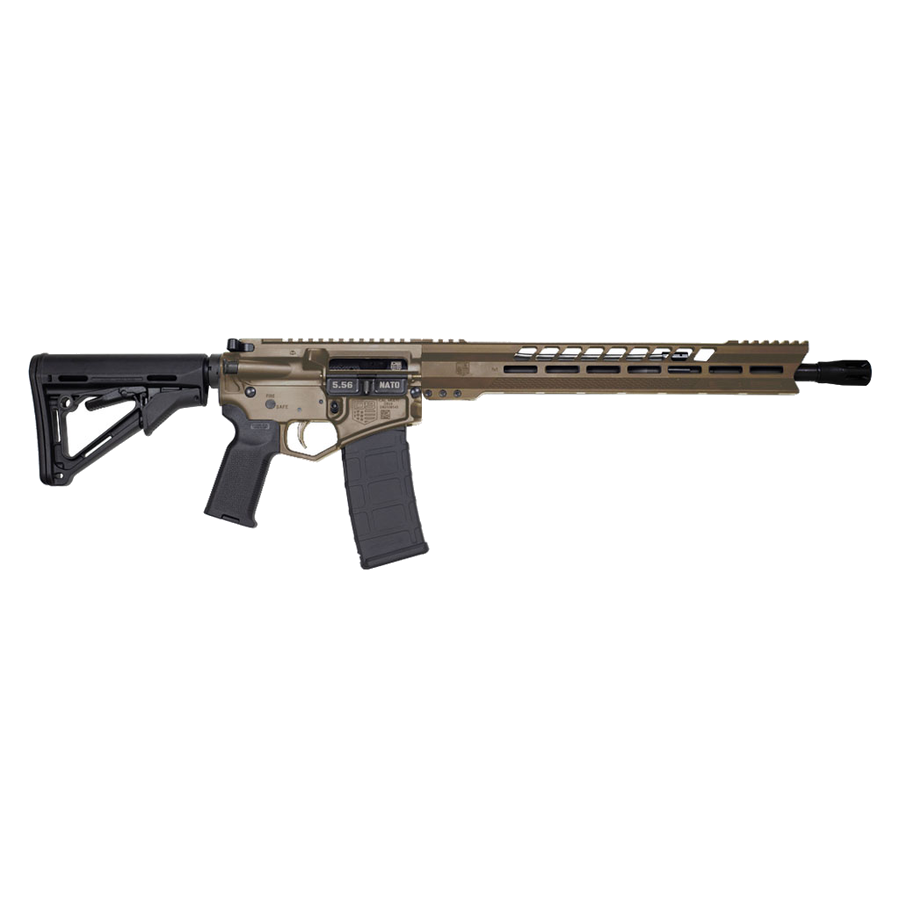 Diamondback Firearms Black Gold DB15 Rifle – .223 Rem / 5.56 NATO, Flat Dark Earth Cerakote