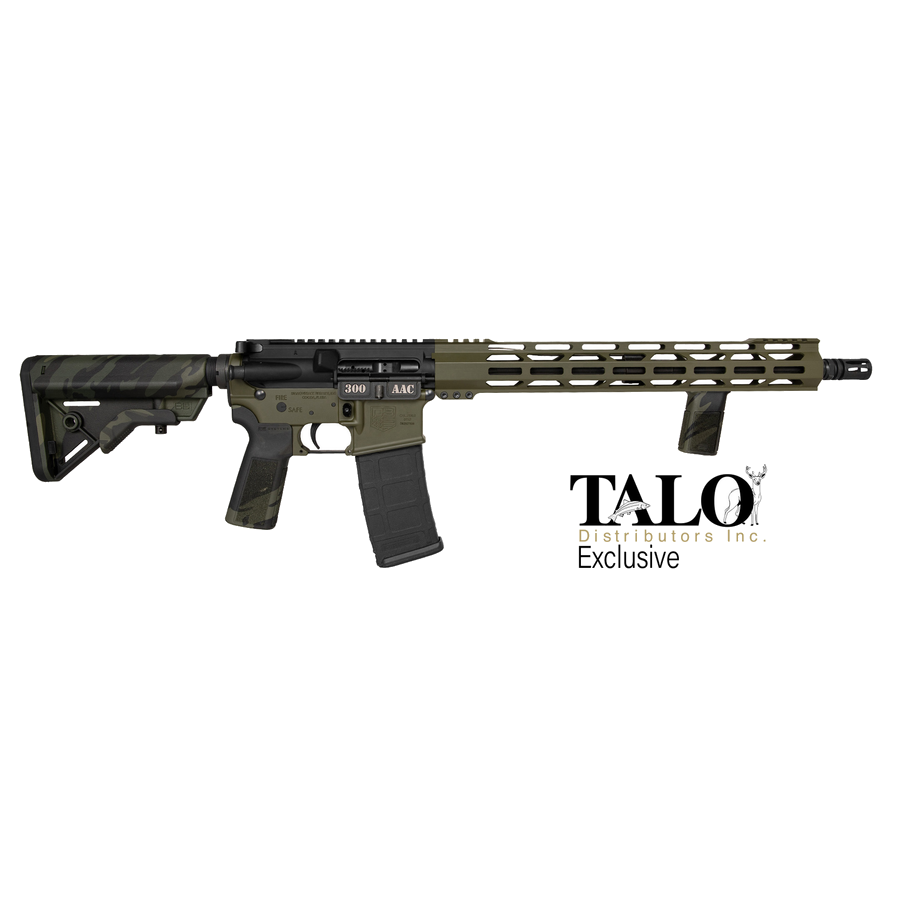 Diamondback Firearms Carbon DB15 Rifle – 300 AAC Blackout, ODG/Black Hardcoat Anodized