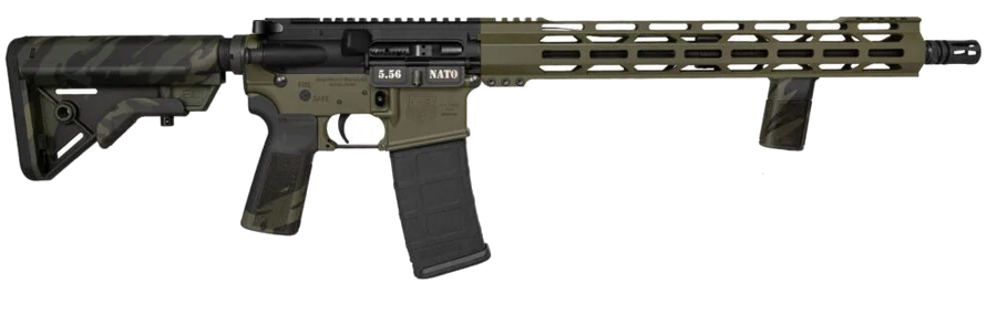 Diamondback Firearms Carbon DB15 Rifle – .223 Rem / 5.56 NATO, ODG/Black Hardcoat Anodized