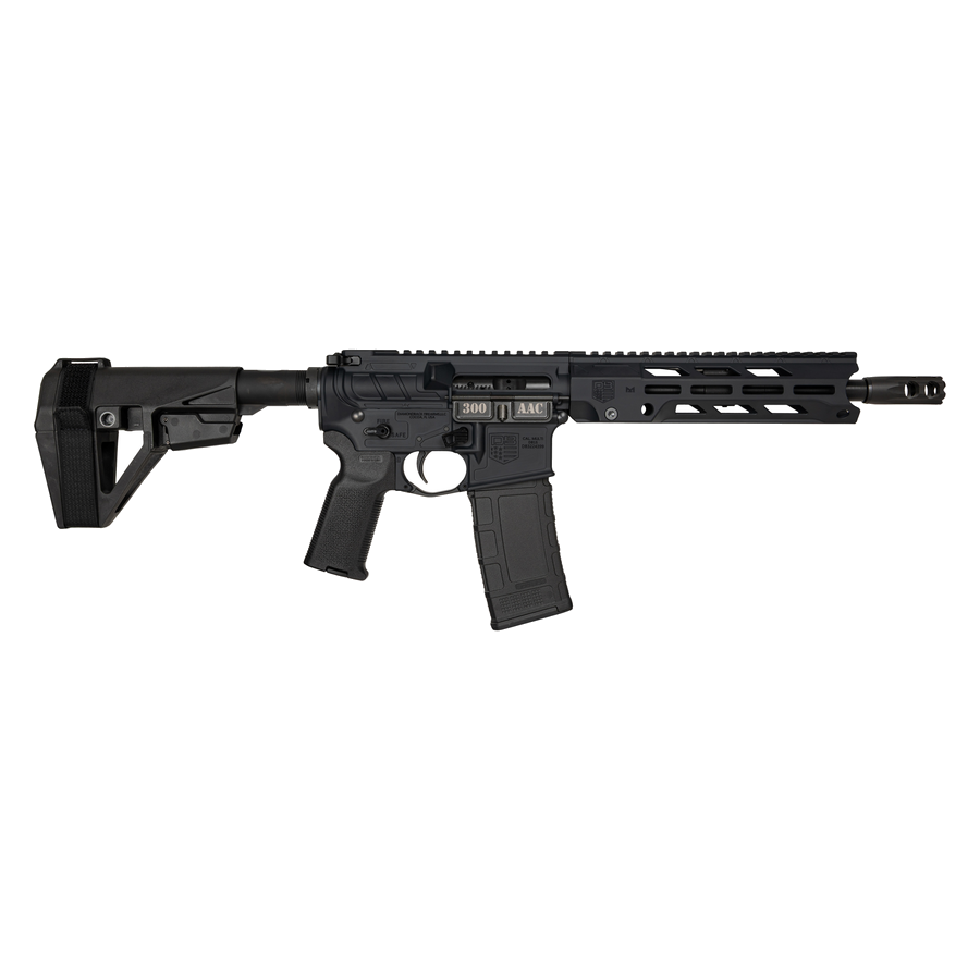 Diamondback Firearms Obsidian DB15 Pistol – 300 AAC Blackout, Matte Black Anodized