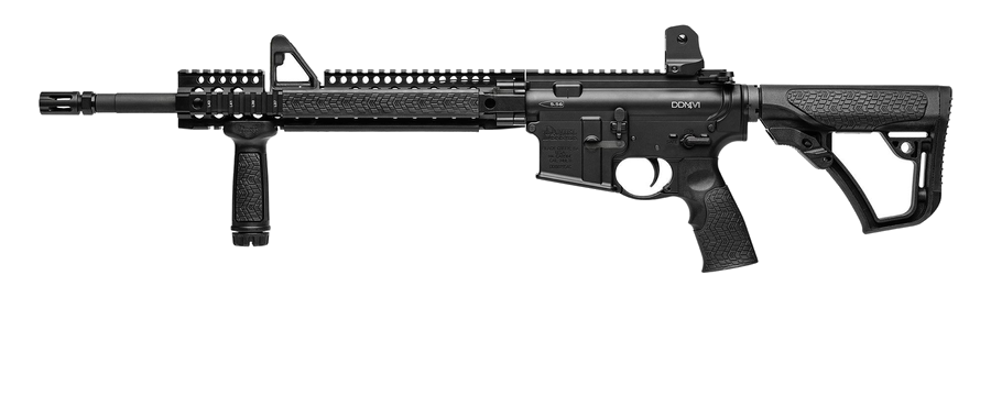 Daniel Defense DDM4 V1 Colorado Compliant Rifle – .223 Rem / 5.56 NATO, Matte Black Hardcoat Anodized
