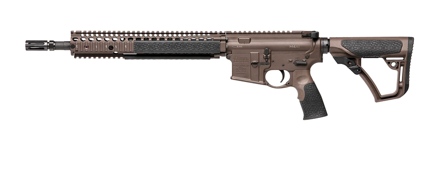 Daniel Defense M4A1 California Compliant Rifle – .223 Rem / 5.56 NATO, Brown Cerakote
