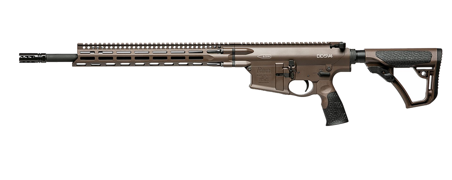Daniel Defense Dd5 V4 6.5 Creedmoor Rifle – 18", 1-Round Capacity, Mil-Spec+ Brown, Daniel Defense Furniture