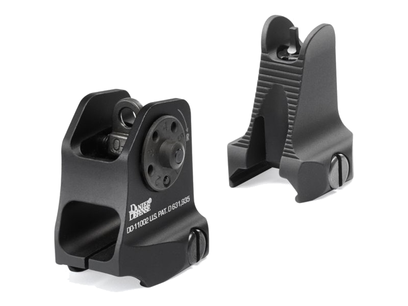 Daniel Defense Fixed Front/Rear Sight Mount – Type III Hardcoat Anodized