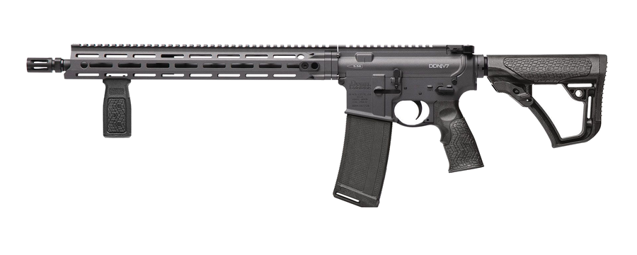 Daniel Defense DDM4 V7 .223 Rem / 5.56 NATO Rifle – 16", 32+1, Cobalt Cerakote, Daniel Defense Furniture