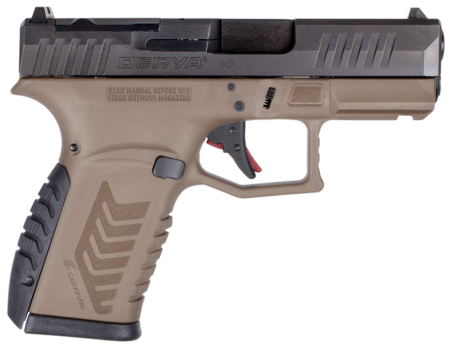 Derya Arms Dy9z 9mm Pistol – Optics Ready – Brown