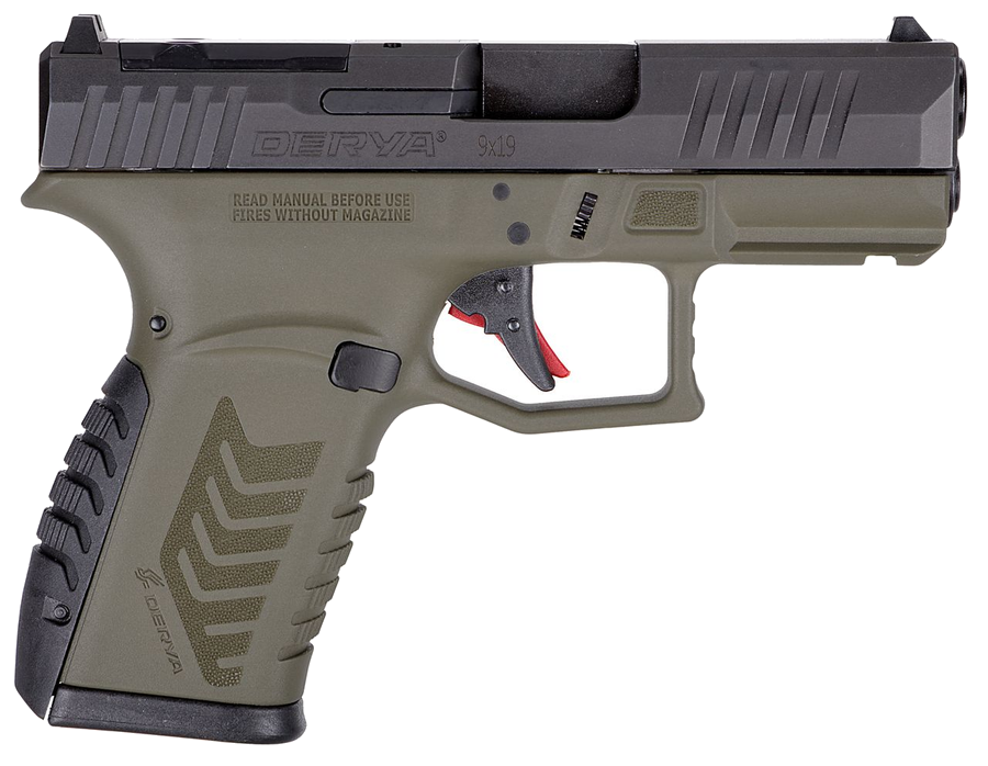 Derya Arms Dy9z 9mm Pistol – Optics Ready – OD Green