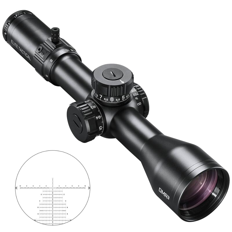 Bushnell Elite Tactical DMR3 3.5-21x50 Riflescope – EQL (2/10 MRAD) Reticle